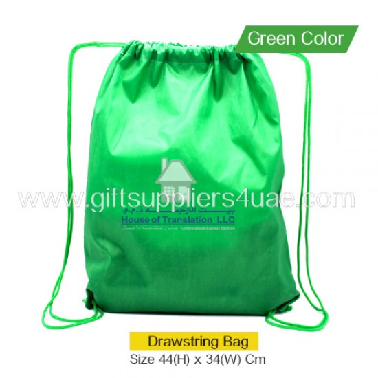 Drawstring bag_Green
