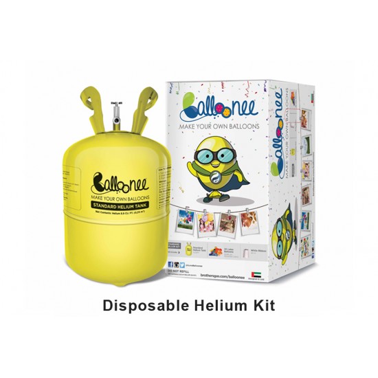 Disposable Helium gas cylinder