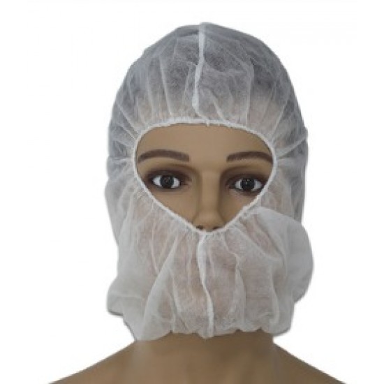 Disposable Surgical PP Head Face Protective Hairnet Hood