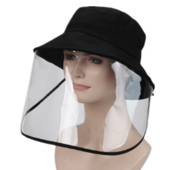 Hat with face sheild