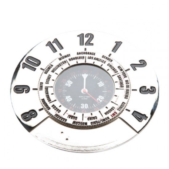 Metal World Timer Clock