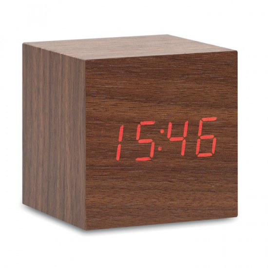 Wooden Led Clock