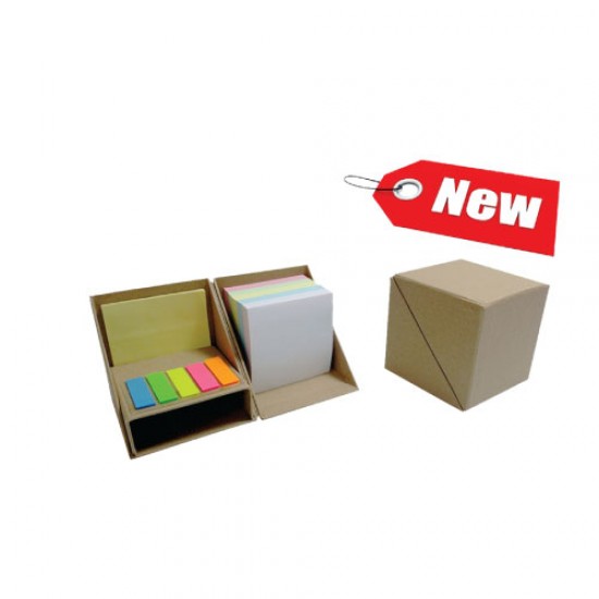 Eco Friendly Memo Pad with Sticky notes and Pen Holder