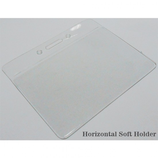 ID card holder - Flexible / soft - (Horizontal)