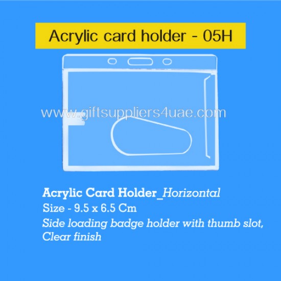 ID Card Holder_Acrylic Horizontal