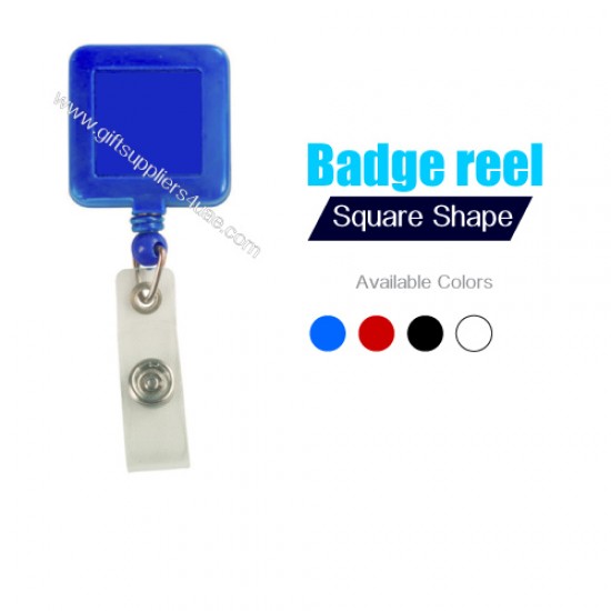 Square Shape Badge Reel