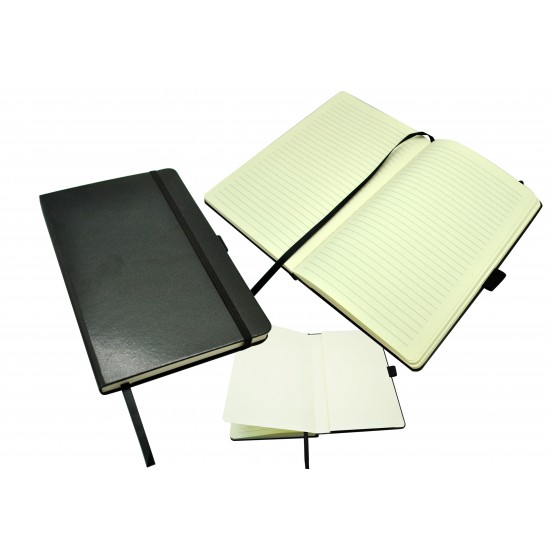 Note Book With Elastic Black