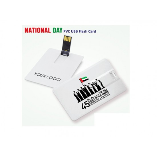 National day pvc usb flash card