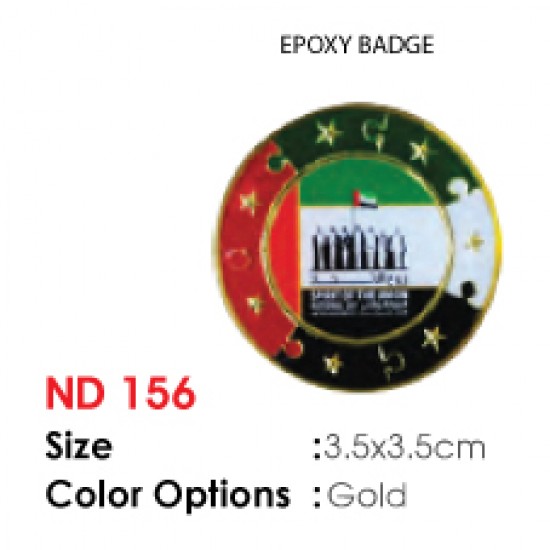 UAE spread of the union Epoxy Badge 7
