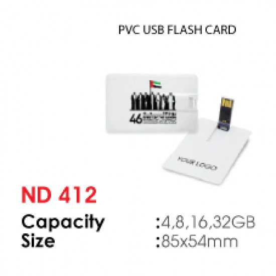 UAE spread of the union PVC USB Flash Card