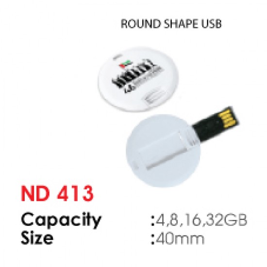 UAE spread of the union Round Shape USB
