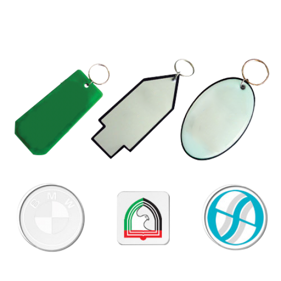 Custom Acrylic Keychain and Coasters