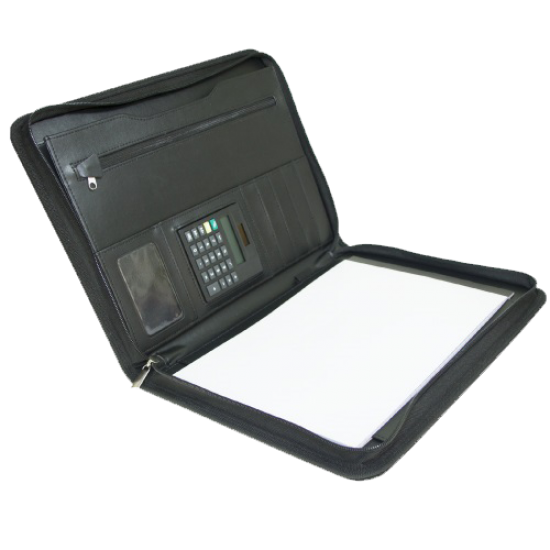 Calculator Memo Folder with Zipper