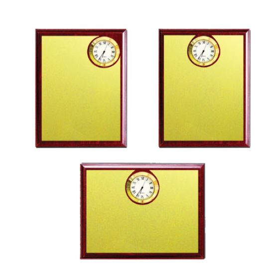 Wooden Plaques with Clock 1231