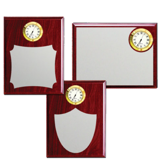 Wooden Plaques with Clock 1234